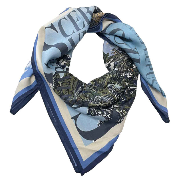 Boreal Forest silk scarf 90