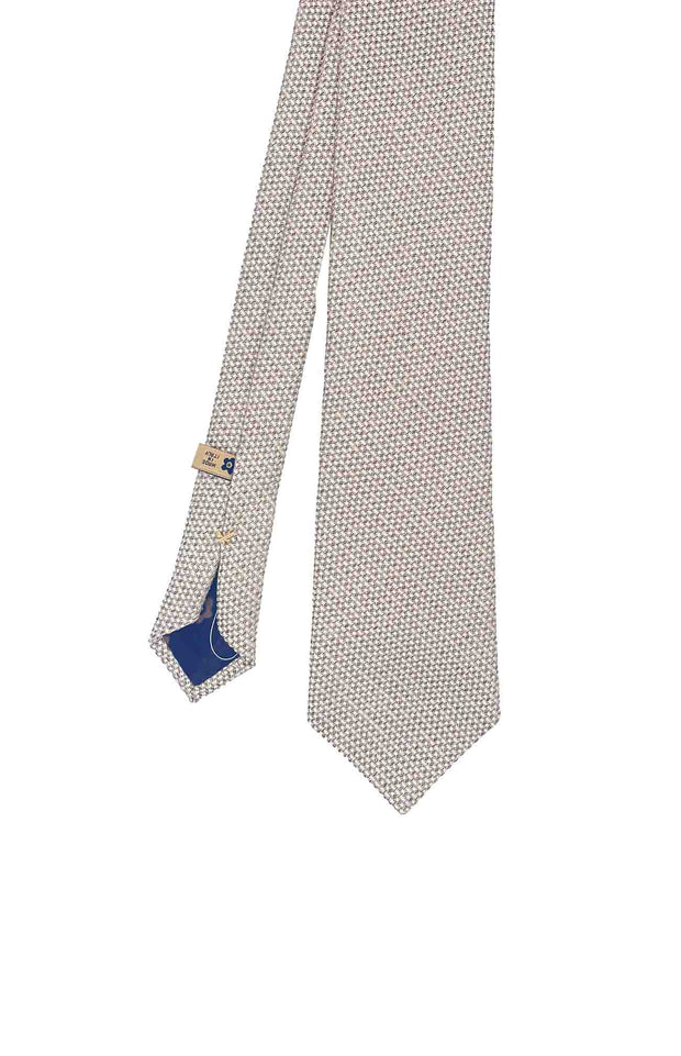 Cravatta argento in garza fine - Fumagalli 1891
