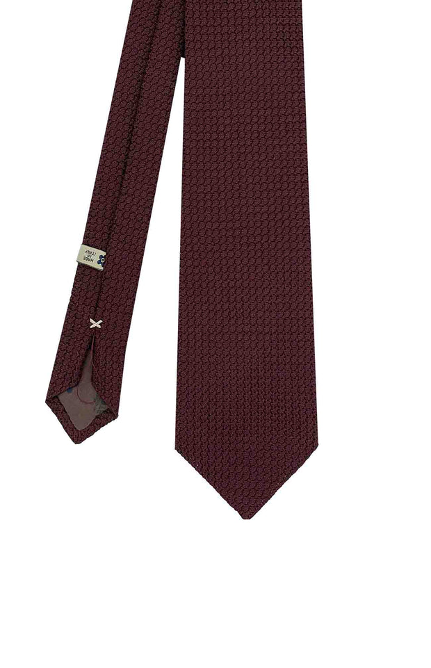 Cravatta rossa in garza grossa - Fumagalli 1891