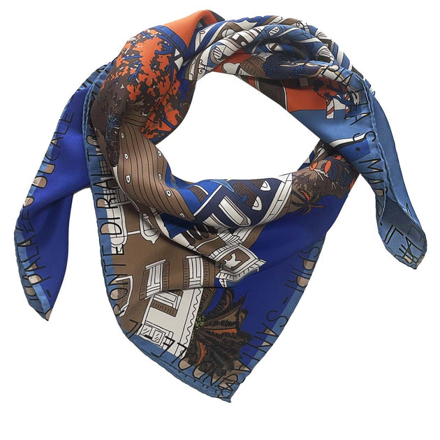 Vermelho verde silk scarf main image 0