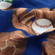 Bandana foulard d'archivio blu disegno sport 