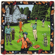 Golf silk scarf 90
