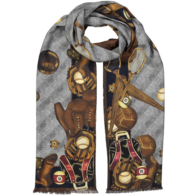 Moschino Scarf All-Over Moschino Teddy Bear - Large Square Silk