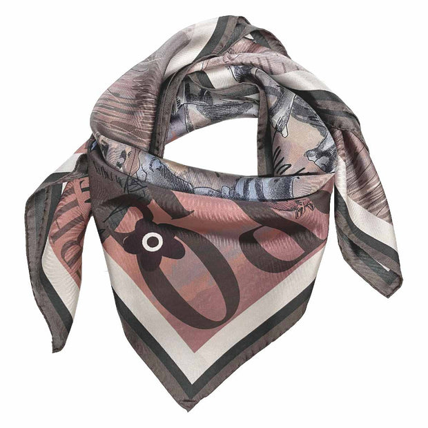 African Savannah silk scarf
