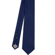 Light blue plain pure silk hand made tie - Fumagalli 1891
