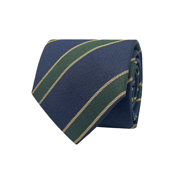 Lorenzo Cana Cravatta In Pura Seta Verde Mela Quadri – 150 Cm X 7,8 Cm (Modello 84490)