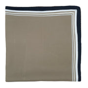 MULTICOLOR BLACK-BROWN-BEIGE-CREAM NECKERCHIEF