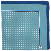 BANDANA AZZURRA CON POIS BIANCHI