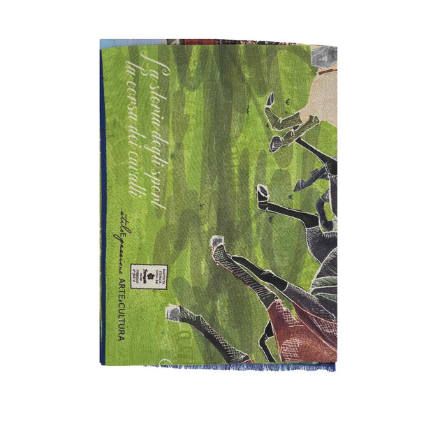 Horse racing light scarf  archives design