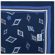 BANDANA CON DISEGNI GEOMETRICI BLU