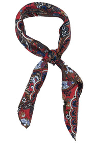 RED PAISLEY ARCHIVE NECKERCHIEF