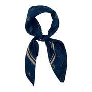 BANDANA BLU CON DESIGN STORICO