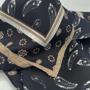 BANDANA NERA CON DOPPIO DESIGN