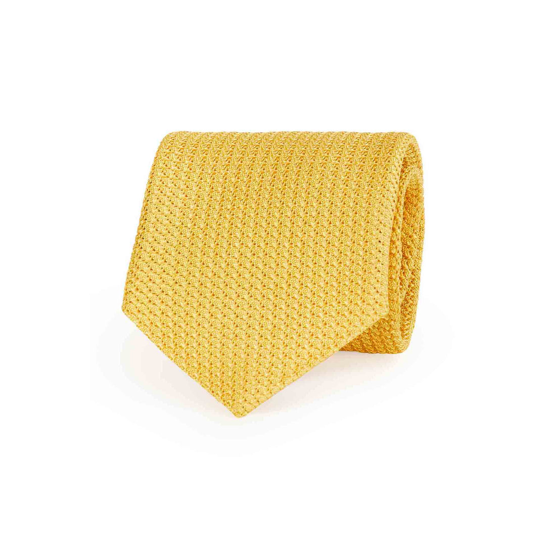 yellow grenadine tie