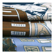 New York beige tie scarf