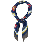 Dark Blue printed diamonds neckerchief