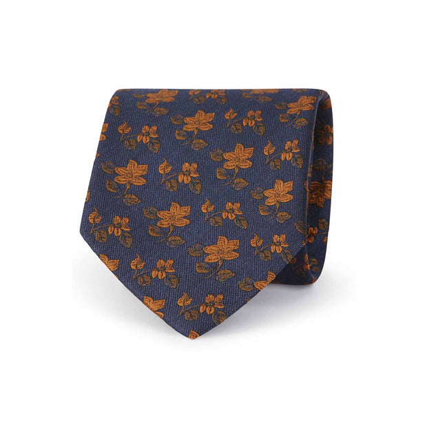 Handmade silk jacquard sartorial italian tie
