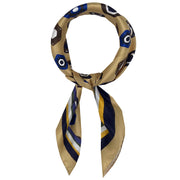 Beige printed diamonds neckerchief