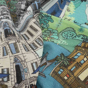 Como multicolor silk and wool neckerichief