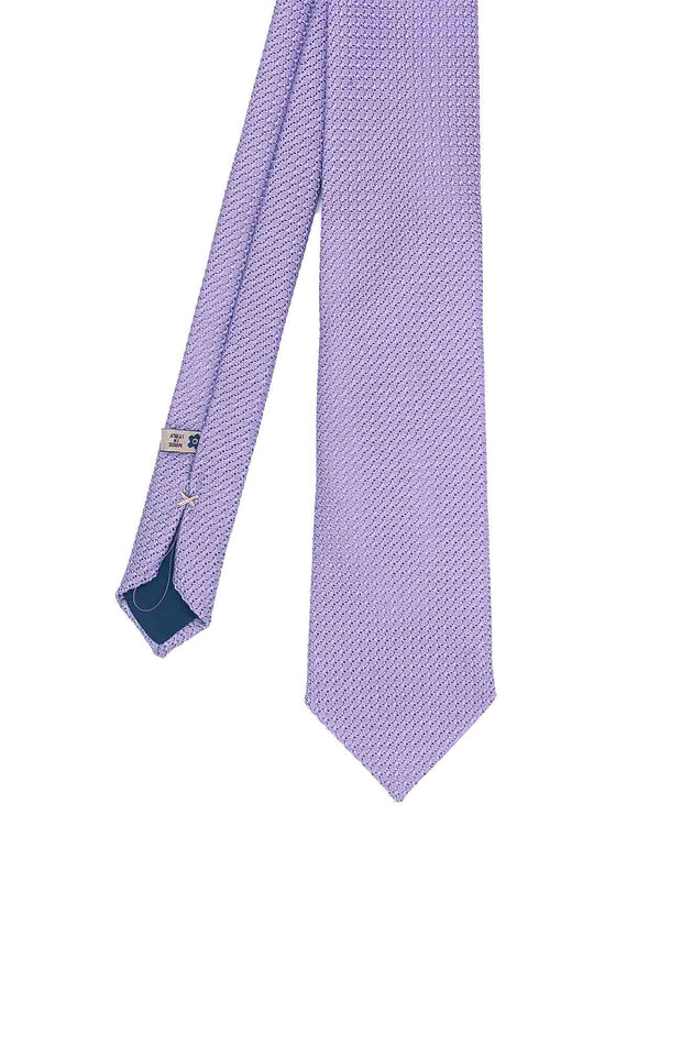 Lavender grenadine silk hand made tie