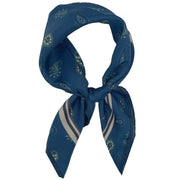 BANDANA BLU CON DESIGN STORICO