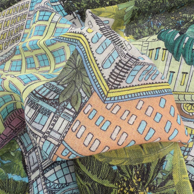 New York orange silk and wool neckerichief