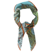 New York orange silk and wool neckerichief