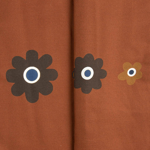 Orange Ultra Soft Silk & Cotton Small Logo Pocket Square