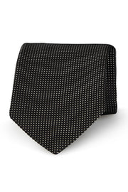 black jacquard tie