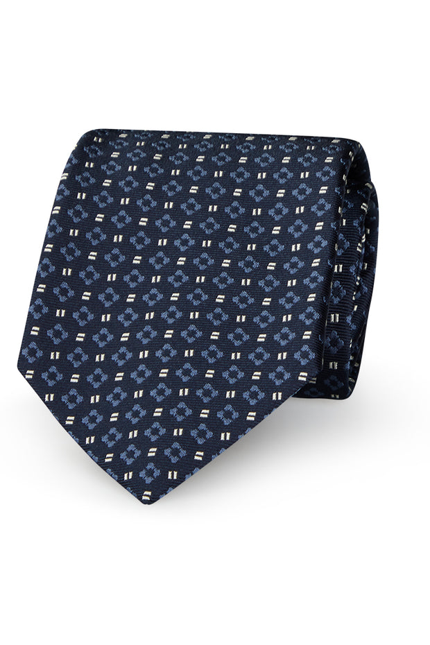 blue jacquard classic tie