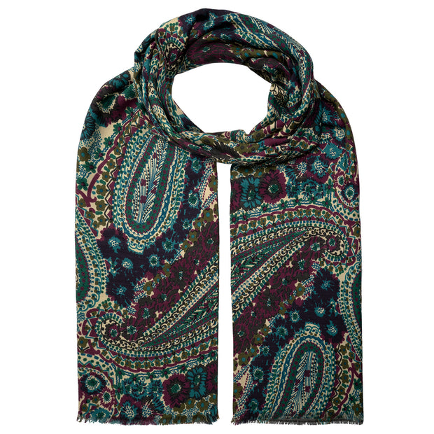 paisley scarf in cashmere-silk high quality