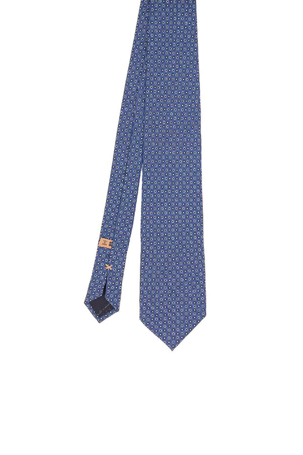 TOKYO - Blue little classic design printed hand made tie