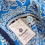 Vintage scarf light blue super soft- PERVINCA - Fumagalli 1891