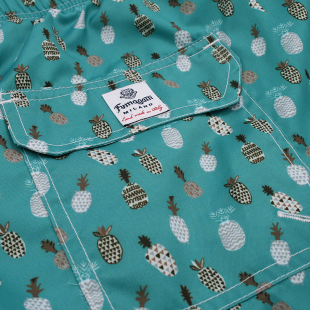 turquoise swimwear pocket