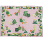 Scialle rosa con cactus - Fumagalli 1891