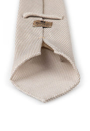 back of the white grenadine tie 