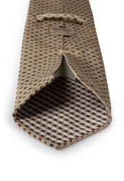 Fumagalli label on the back of the tie 