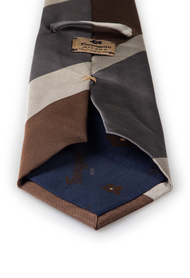 blue lining with fumagalli brown label