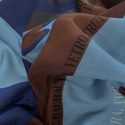 FLW blue rationalism scarf archives design