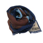 FLW blue rationalism scarf archives design